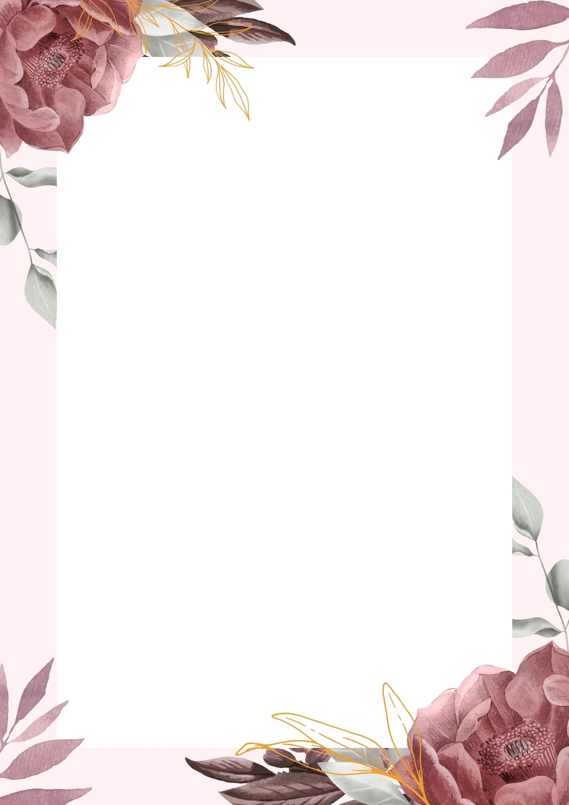 Page 8 - Free printable page border templates you can customize