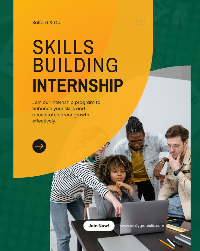 Internship Poster Design