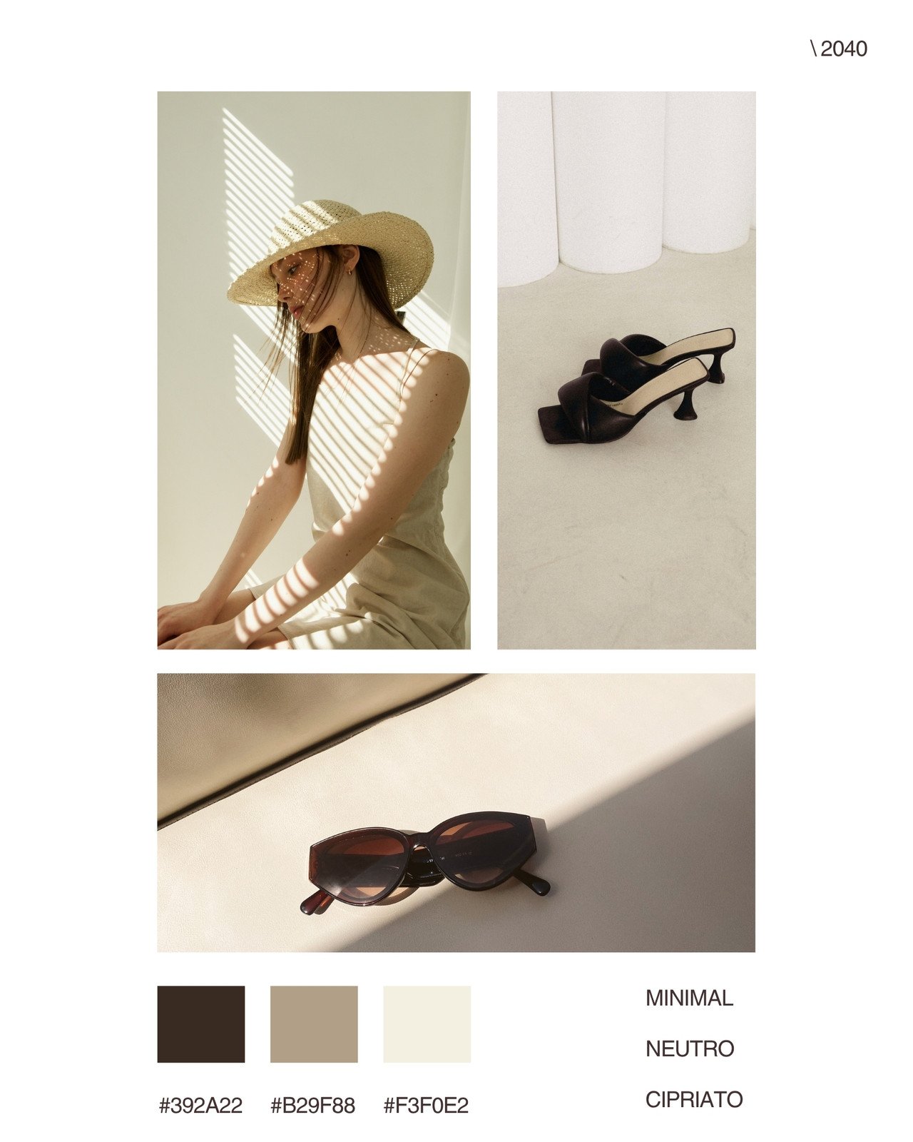 Marrone Beige Palette Aesthetic Minimal Moda Post Instagram