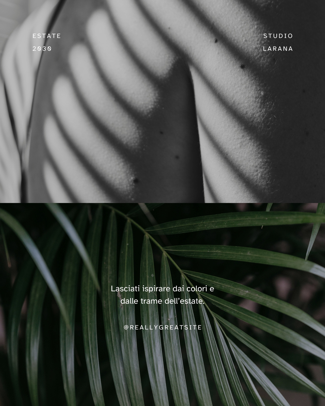 Verde Grigio Minimalista Estetico Estate Collage di Foto Post Instagram