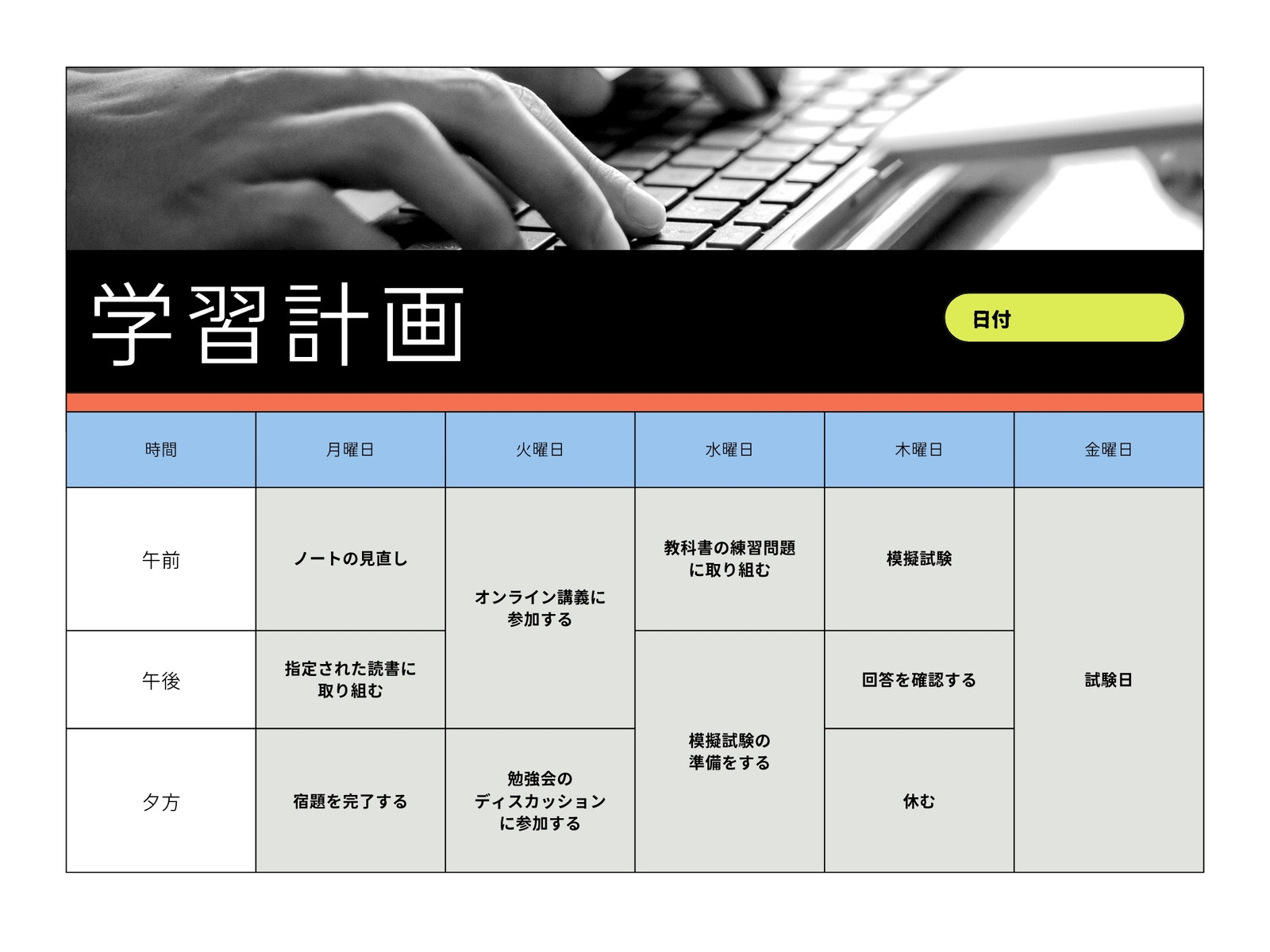 学習計画チャート グラフ