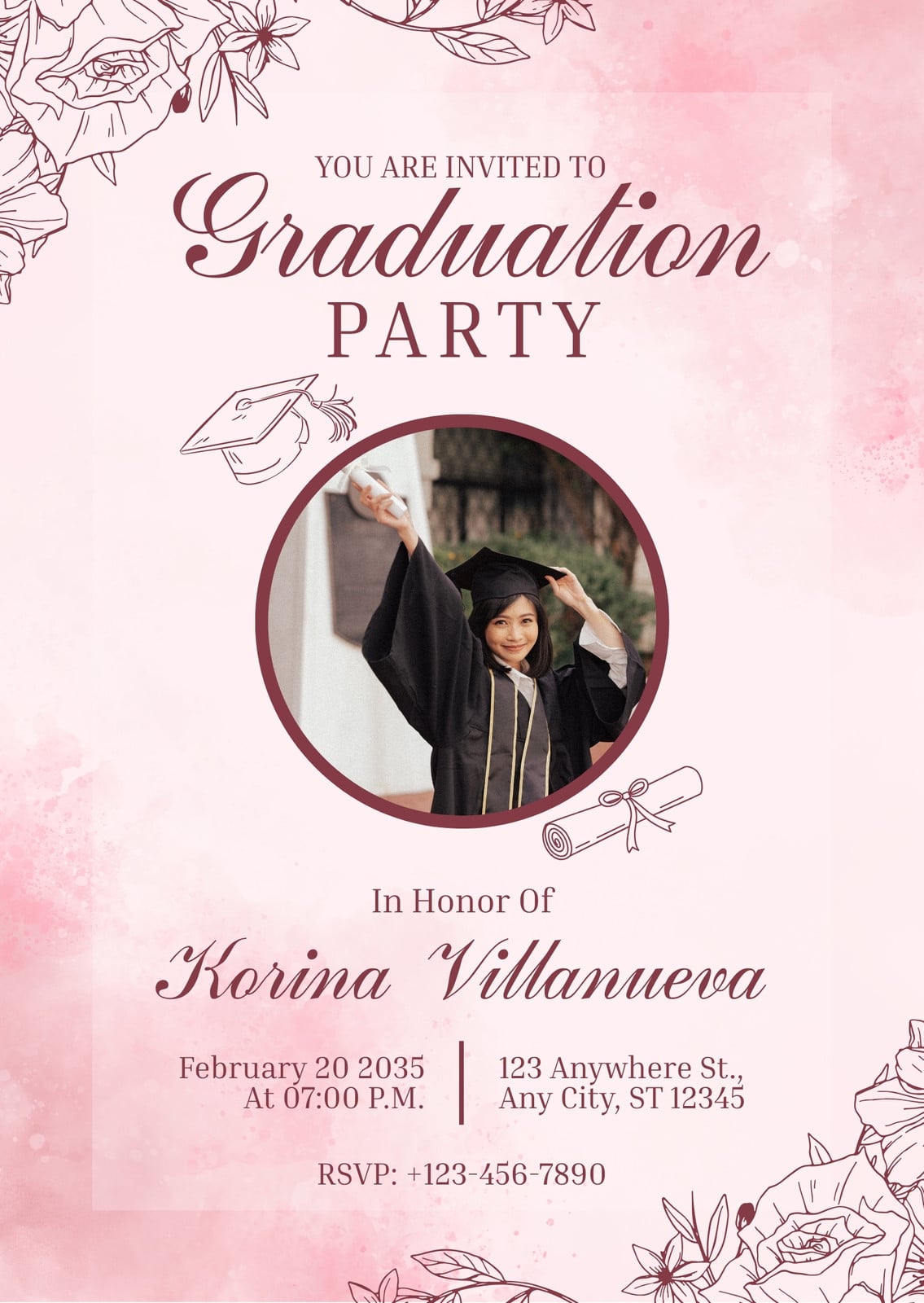 grad party card maker CreatEcards | AI Graduation Invitations