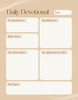 Free and customizable devotional templates