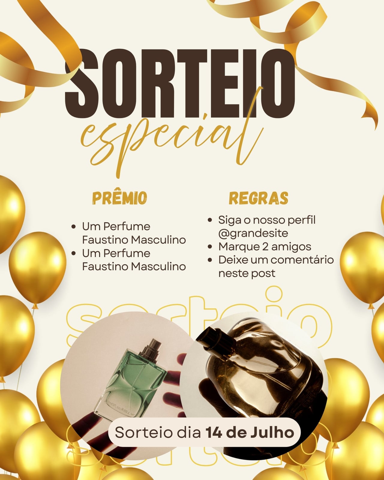 Templed Sorteo Modelos grátis e personalizáveis de sorteio - Canva