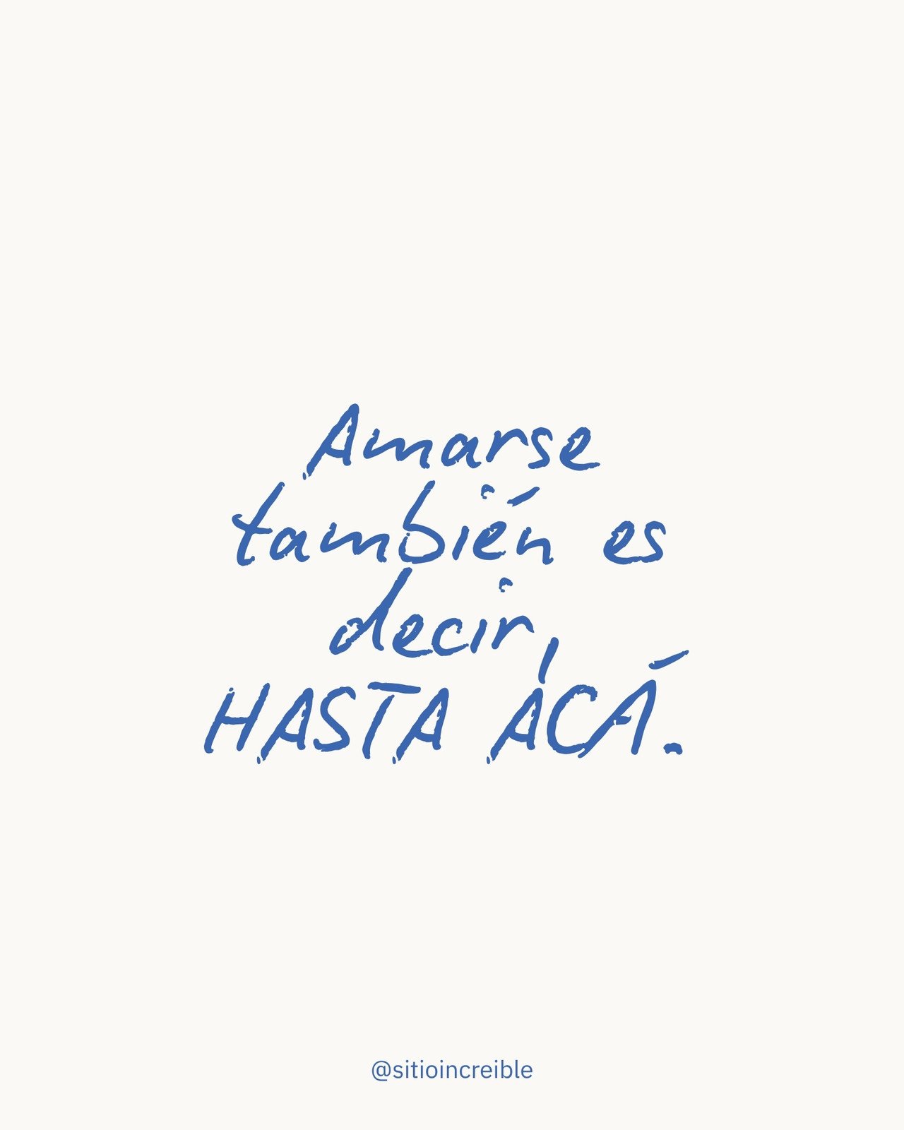 Post De Instagram Frase Motivadora Tipográfico Azul Y Blanco