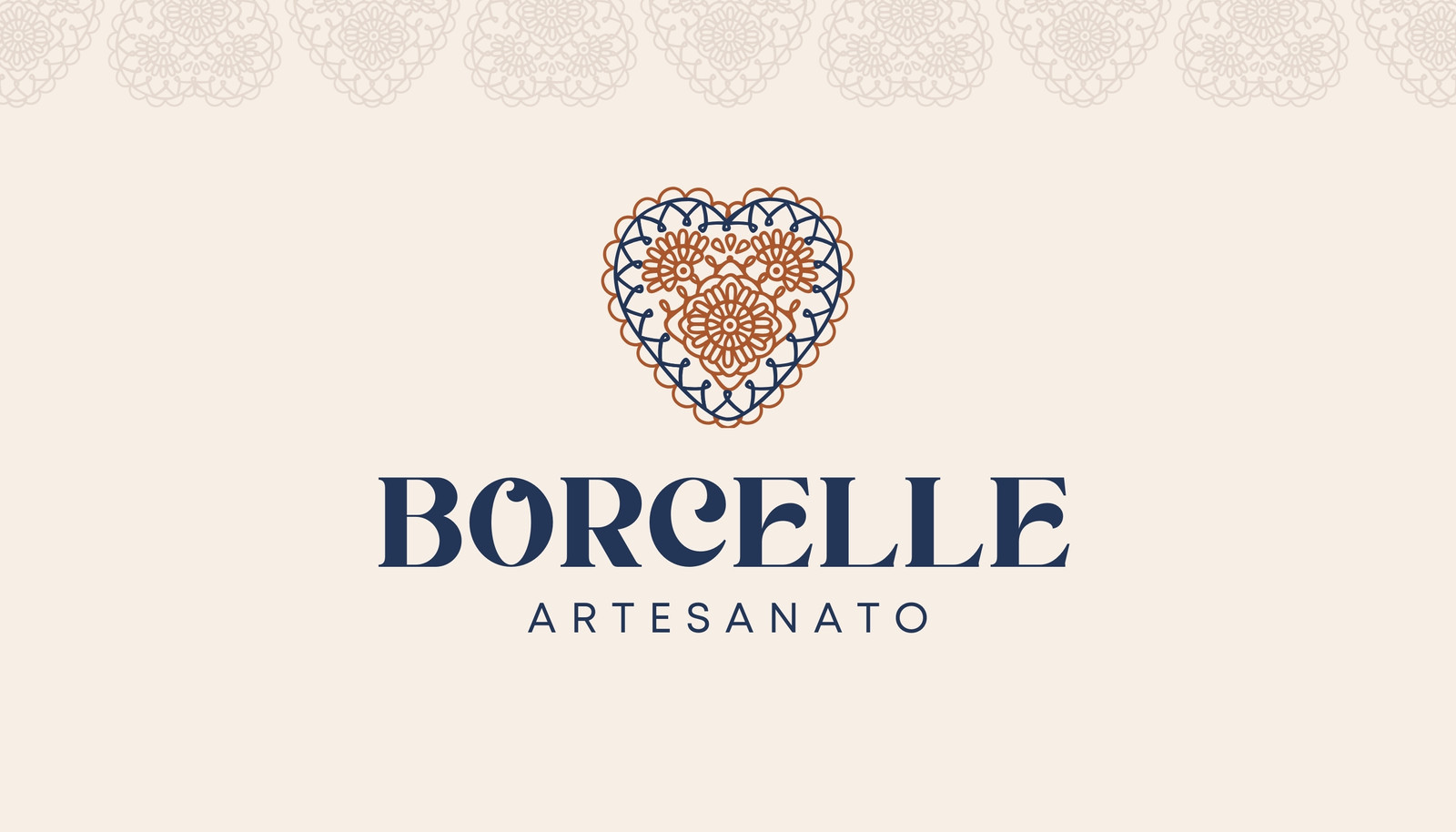 cartão de visita artista artesanato moderno elegante criativo azul bege e marrom