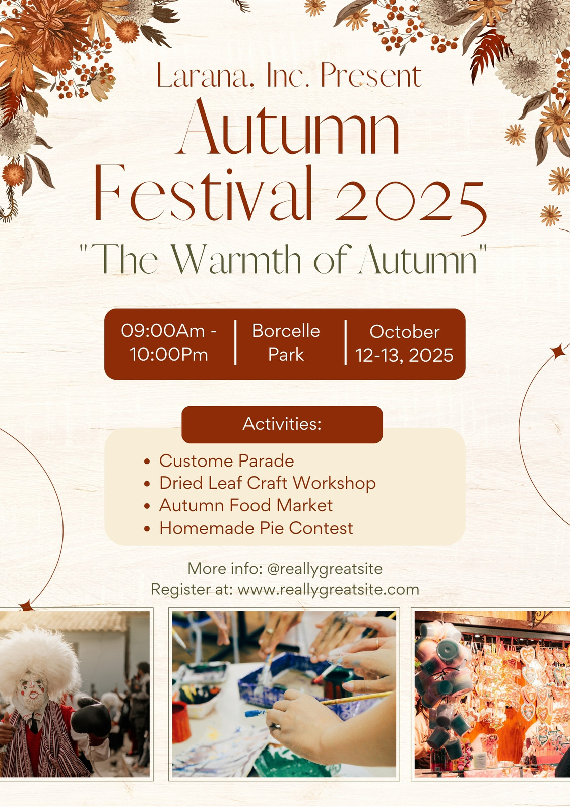 Templates Layout Fall Page 3 - Free printable fall festival poster templates | Canva