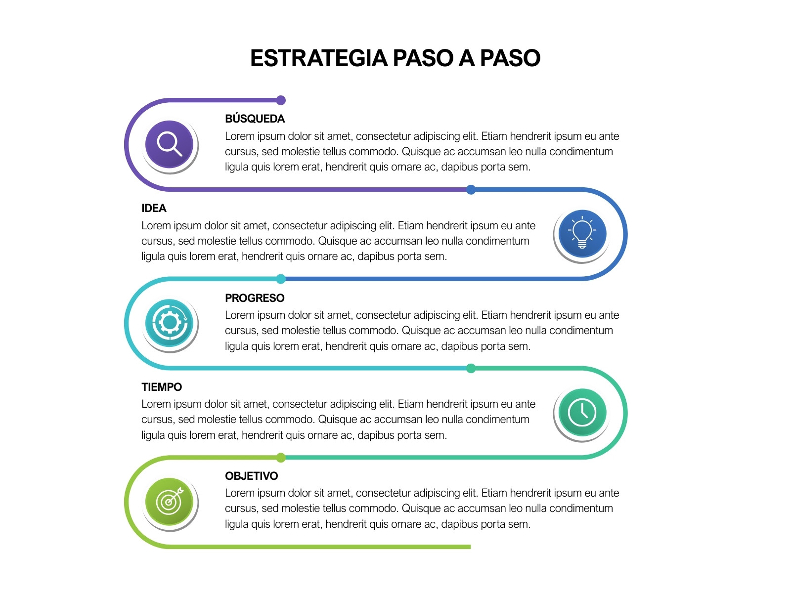Gráfico de Planificación de Proyecto Moderno Multicolor