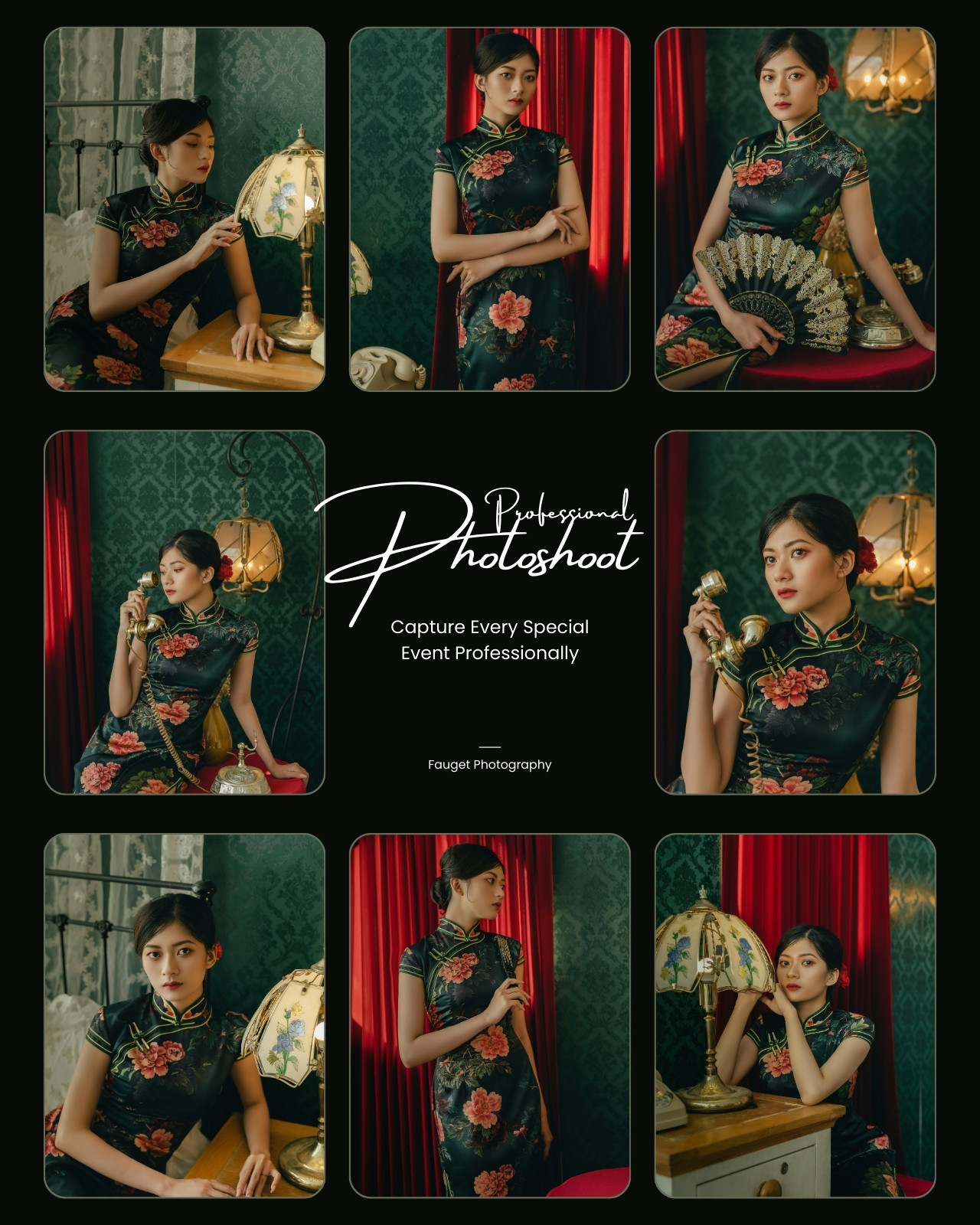 Free and customizable photoshoot templates