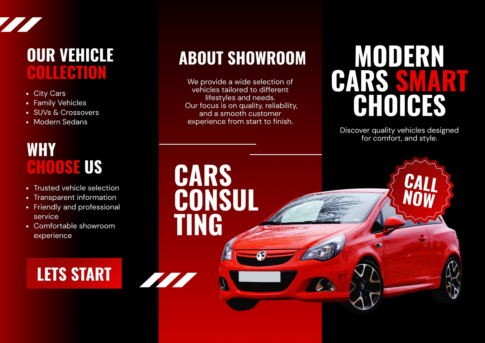 Free editable and printable car brochure templates | Canva