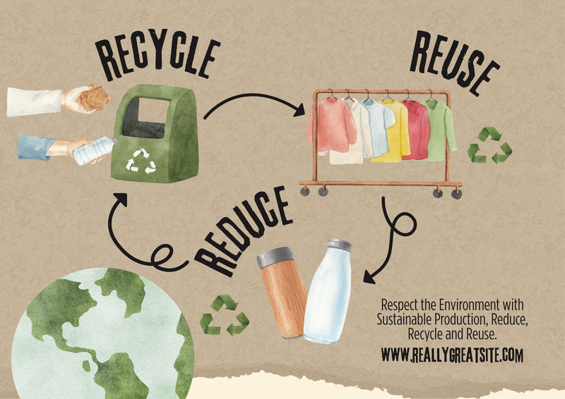 Customize 69+ Reduce Reuse Recycle Posters Templates Online - Canva