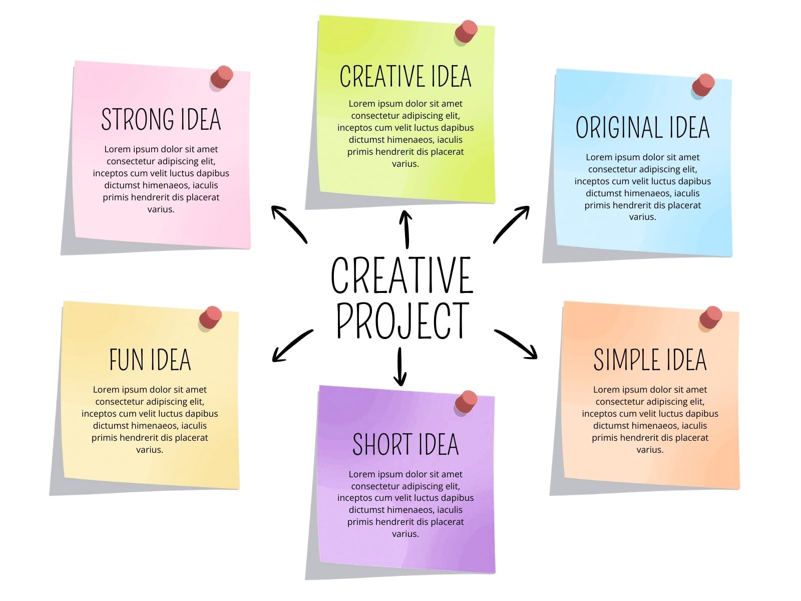 Colorful Creative Modern Mind Map Graph