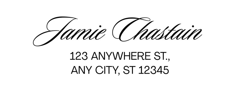 Free and customizable address templates