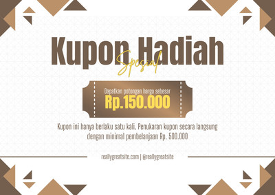 Gratis desain contoh hadiah - Canva