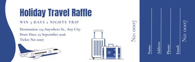 Customize 258+ Raffle Tickets Templates Online - Canva