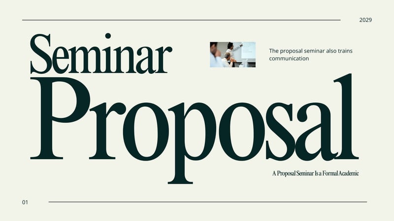 Free and customizable seminar templates