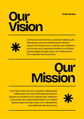 Free and customizable mission statement templates