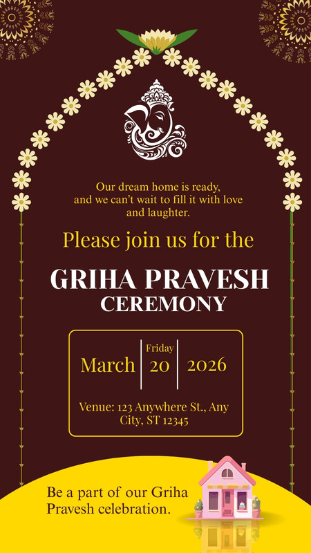 Free housewarming party design collection | Canva