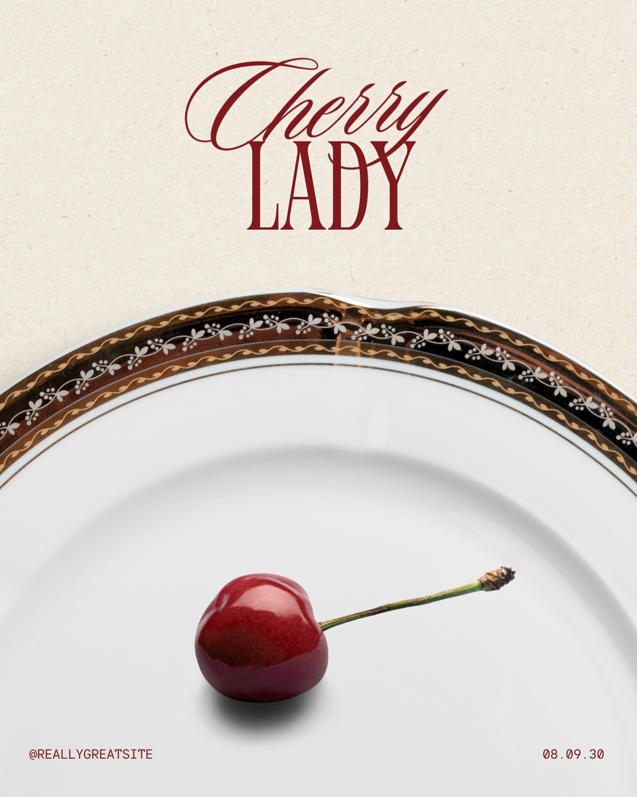 Free and customizable cherry templates