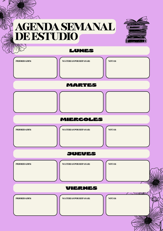 Agenda escolar editable para docentes y estudiantes | Canva