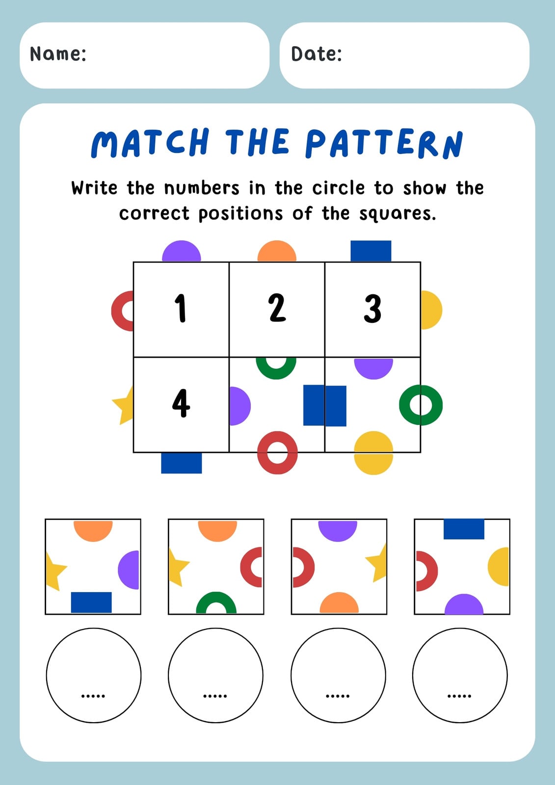 Page 6 - Free and customizable pattern templates