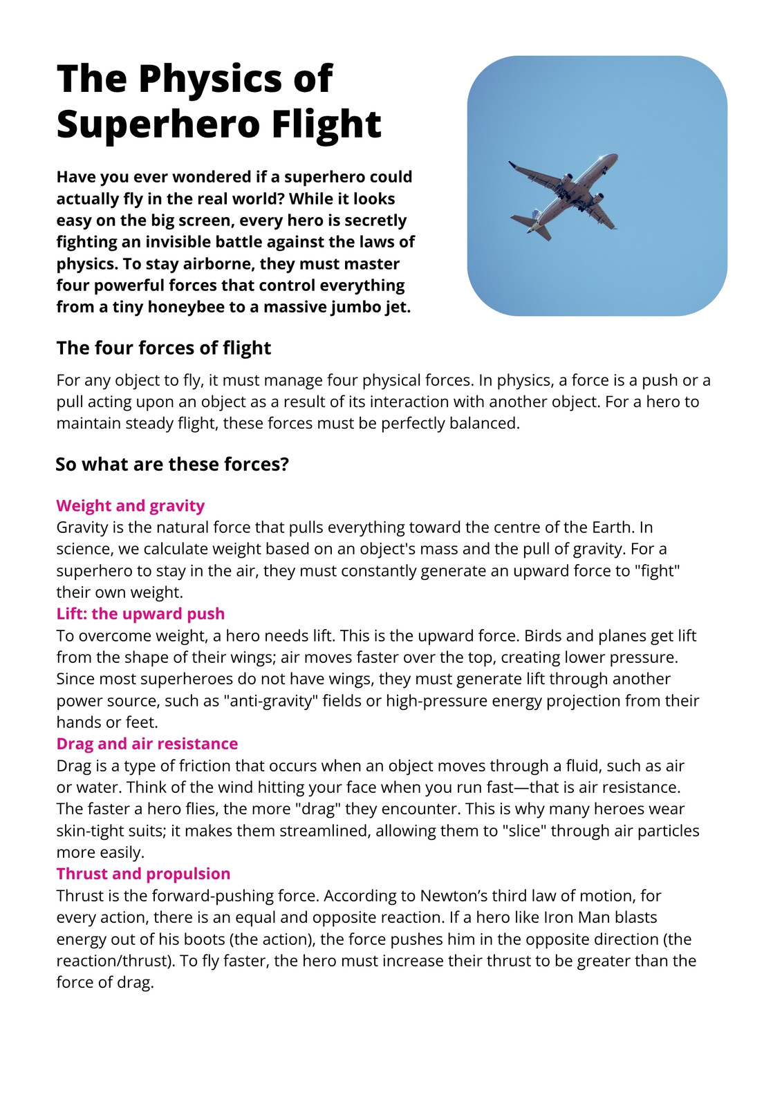 Page 8 - Free and customizable superhero templates