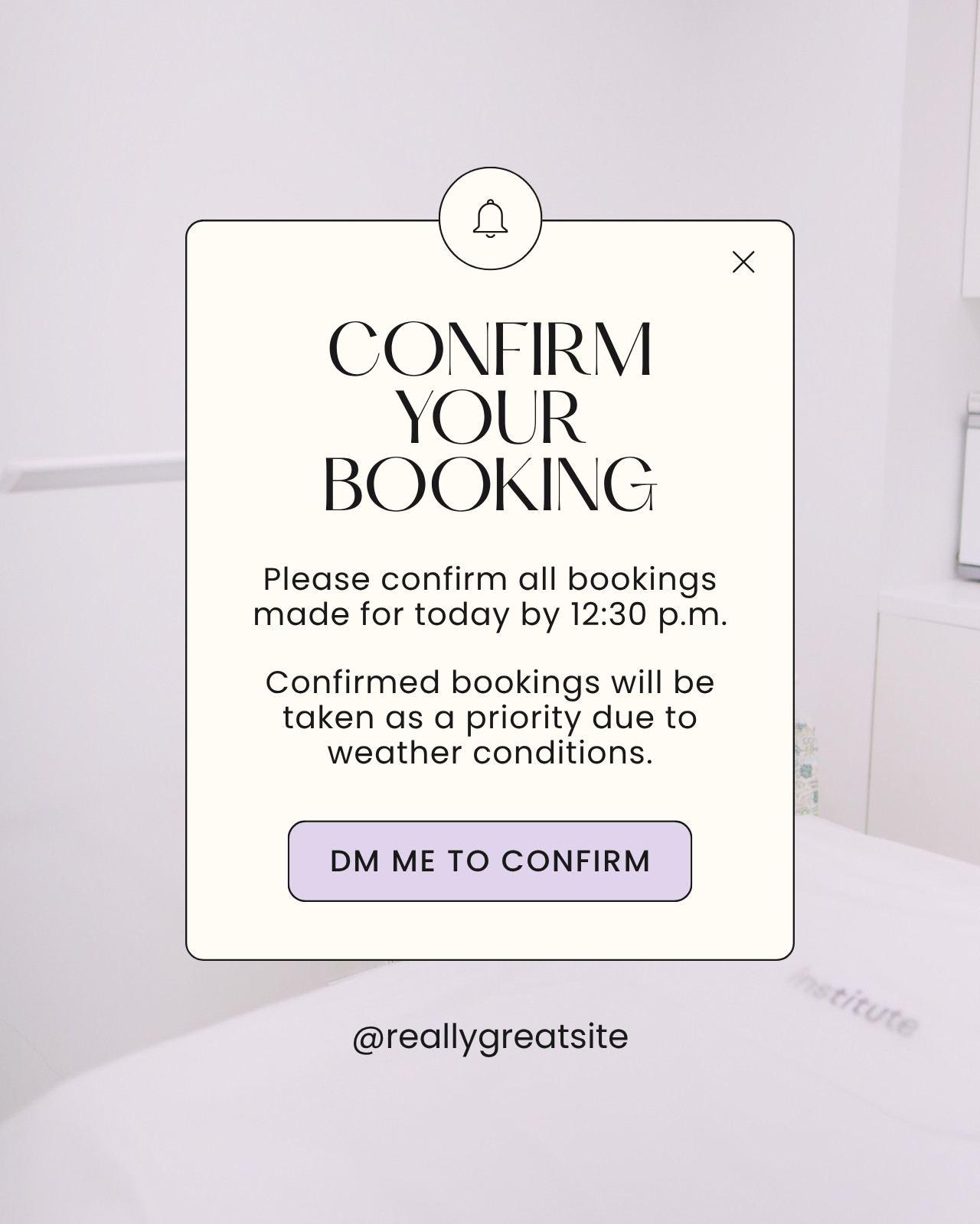 Free and customizable confirmation templates