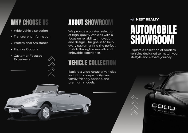 Free editable and printable car brochure templates | Canva