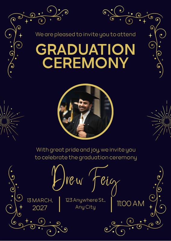 Free custom printable graduation invitation templates | Canva Free custom printable graduation invitation templates | Canva