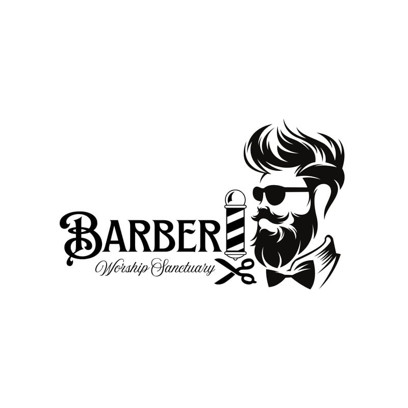 Free beard logo templates you can customize | Canva