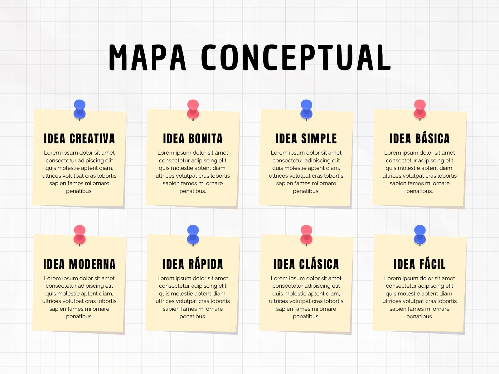 Gráfico Mapa Conceptual Moderno Sencillo Multicolor
