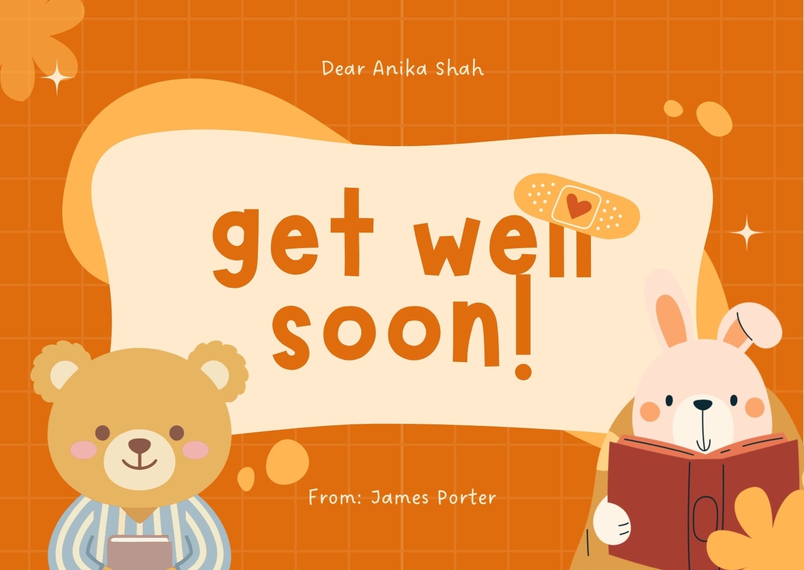 Page 4 - Free, printable, editable get well soon card templates | Canva