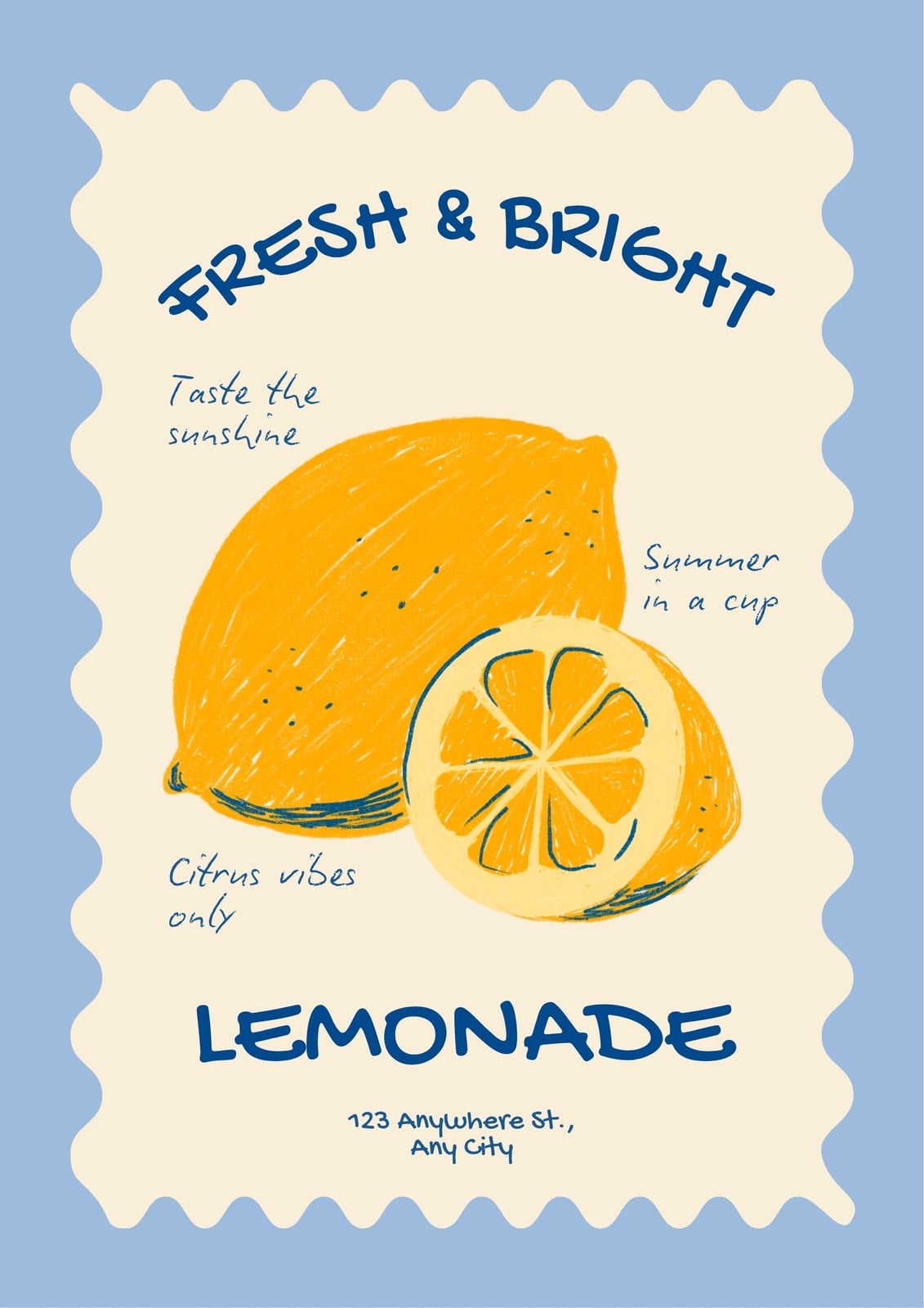 Free and customizable lemonade templates