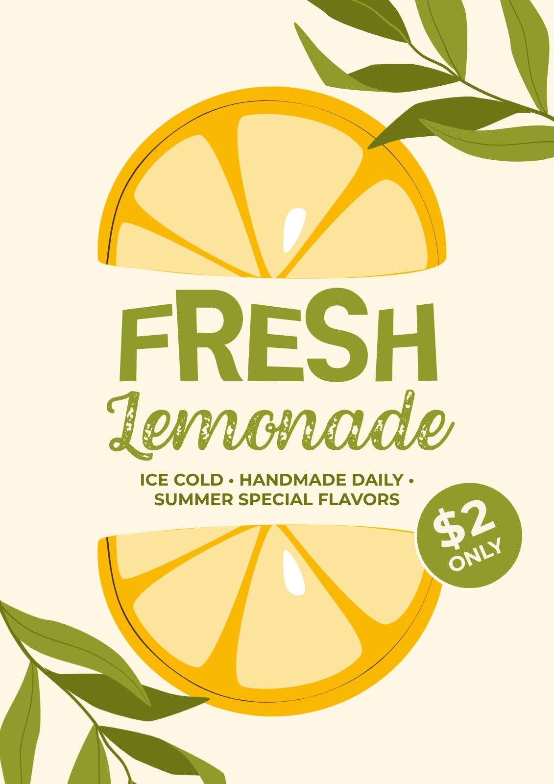 Free and customizable lemonade templates