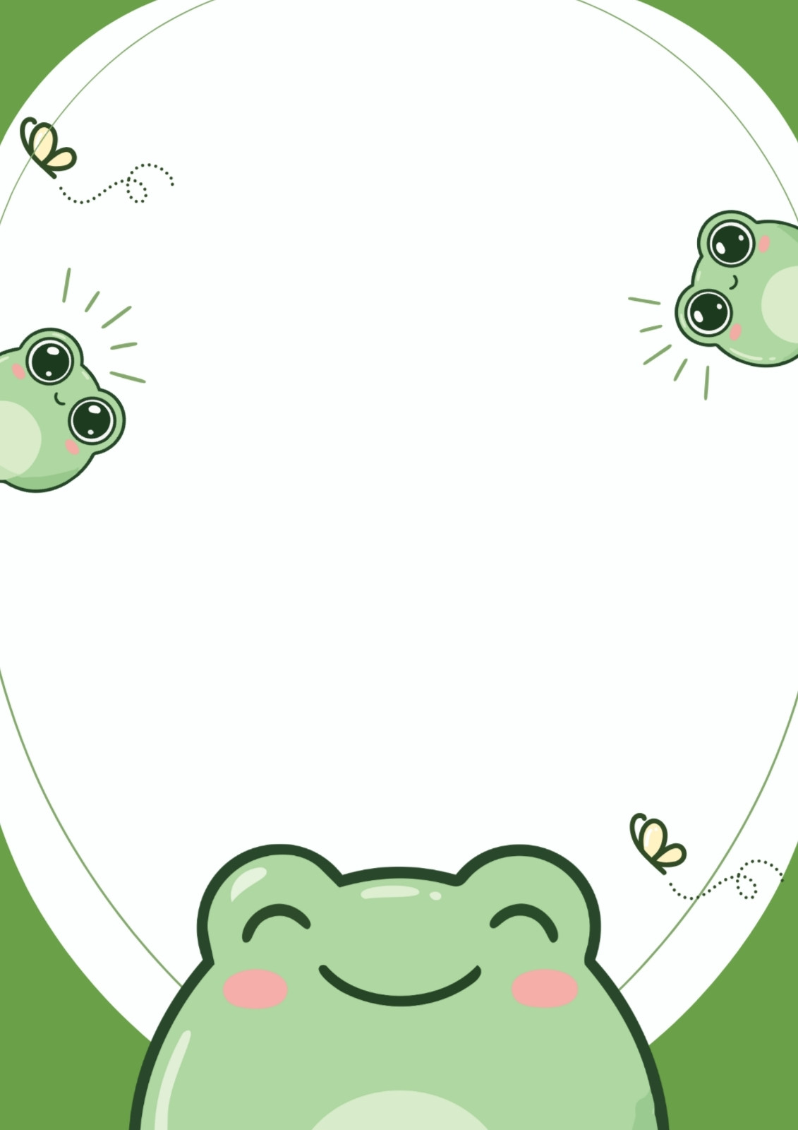 Page 4 - Free and customizable frog templates