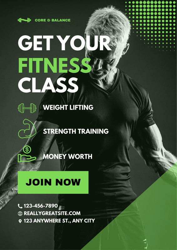 Free printable workout poster templates | Canva
