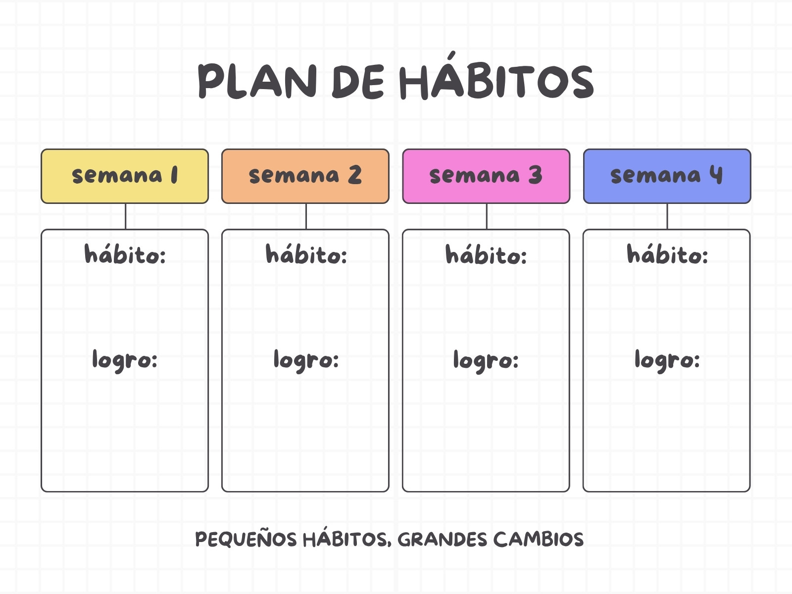 Gráfica Planificador Ilustrado Moderno Rosa