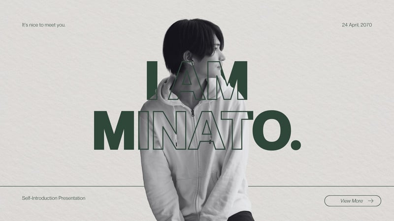 ▫️Presentation┊自己紹介 - Atelier Lei - Canva