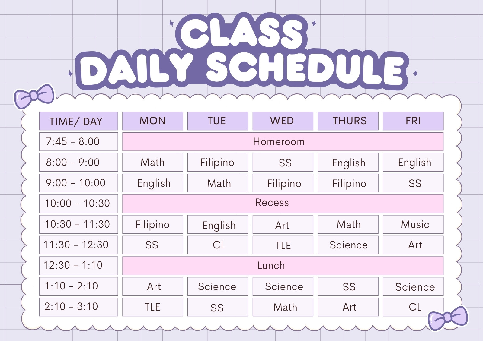 Page 20 - Free and customizable schedule templates | Canva