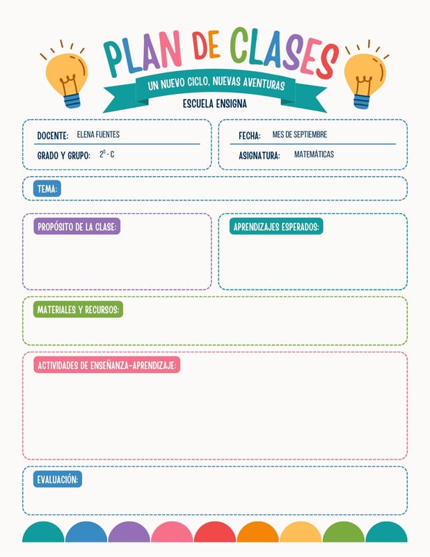 Plantillas de plan de clases de preescolar para editar | Canva
