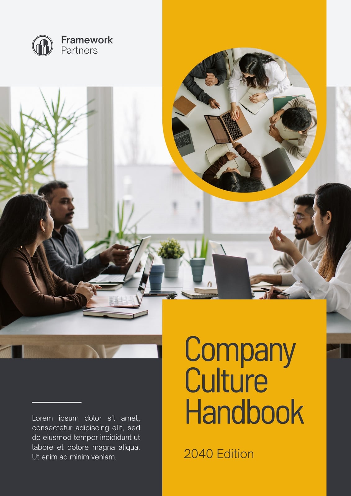 Free and customizable handbook templates