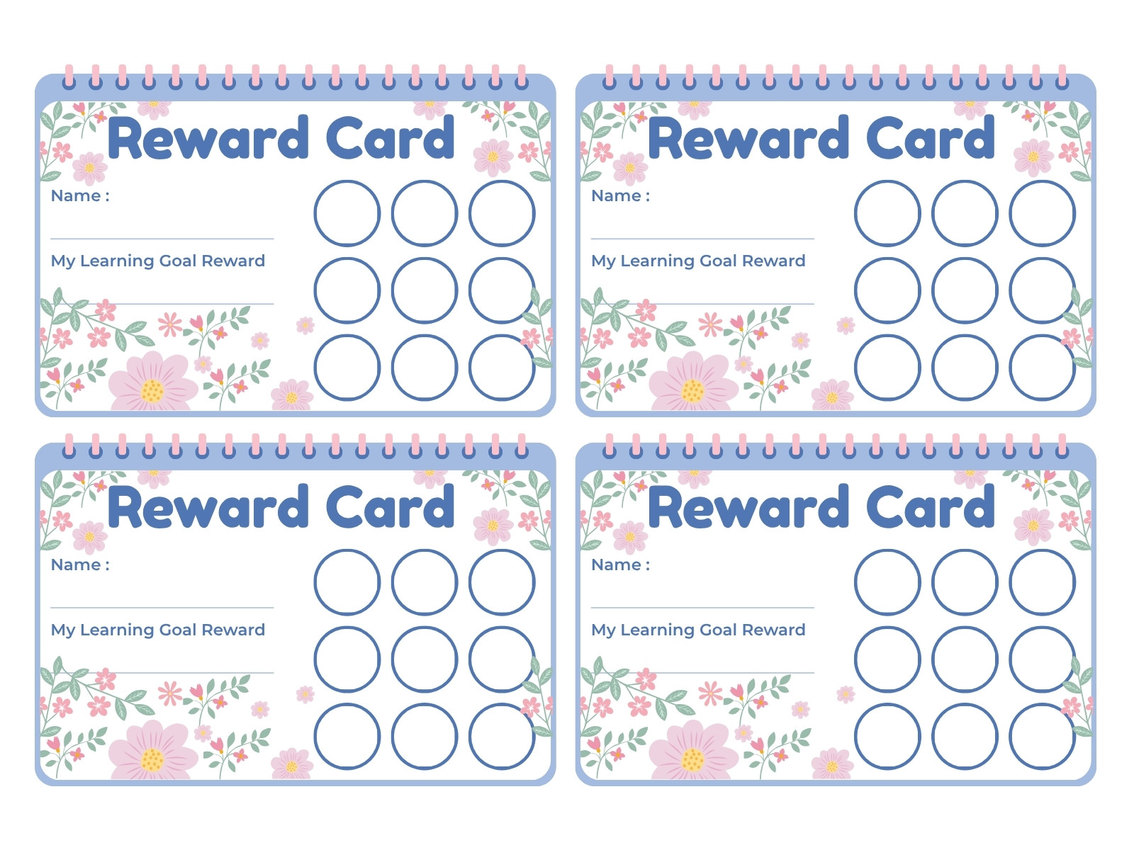 Pink Blue and White Playful Reward Education Graph