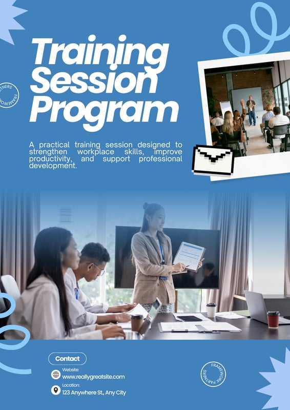 Customize 27+ Training Program Templates Online - Canva