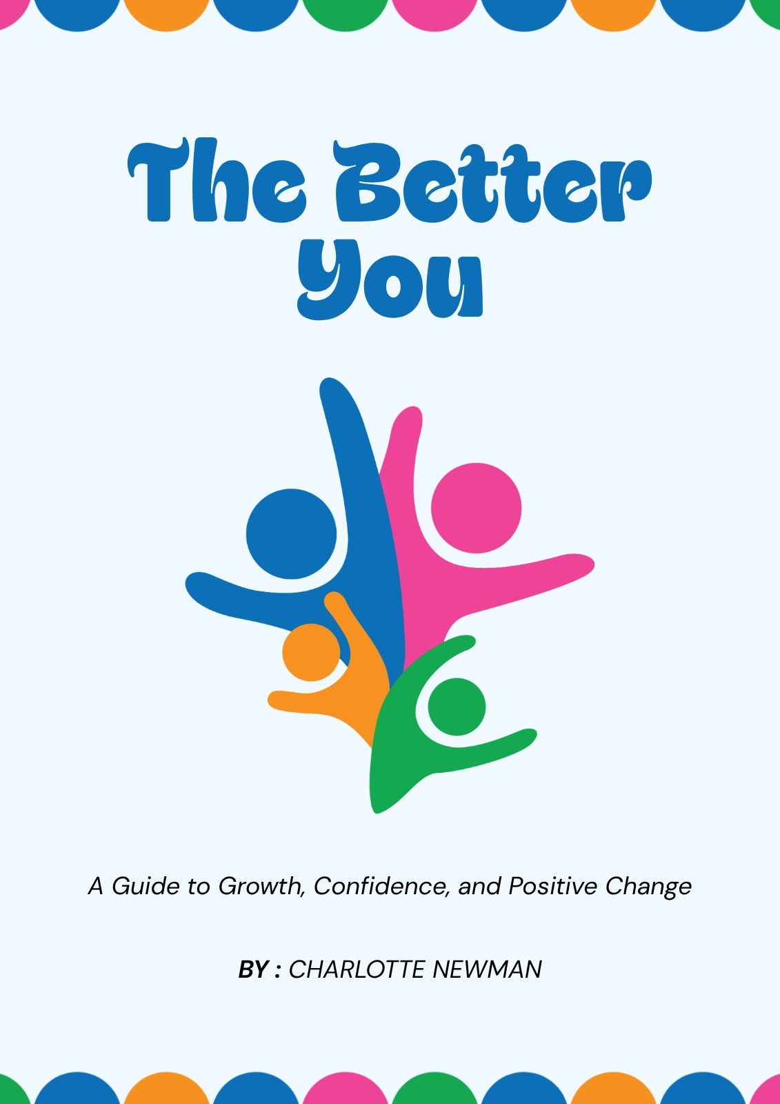 Blue Pink and Green Modern Self-Help Cover Document