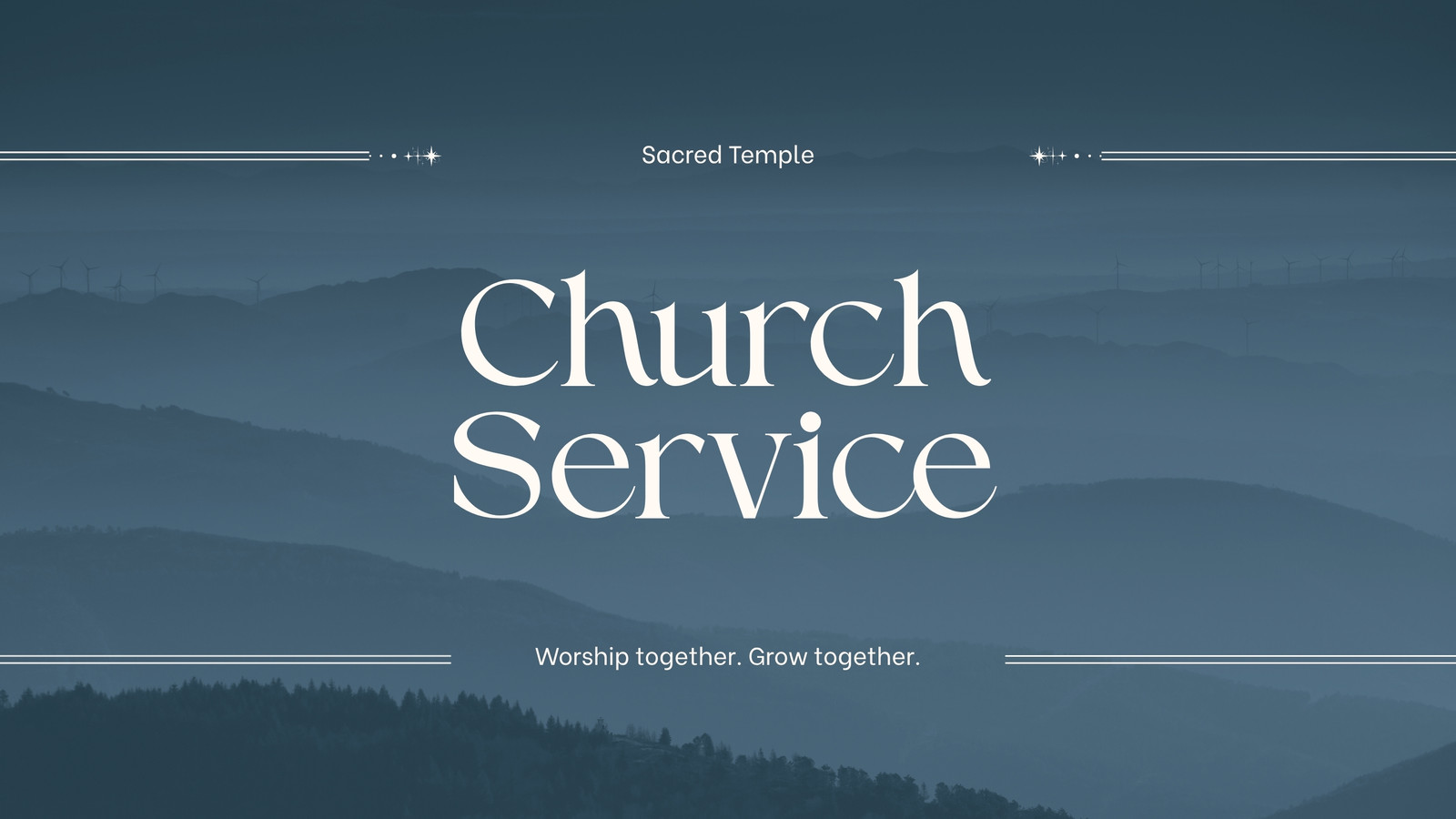 Page 6 - Free and customizable church templates | Canva