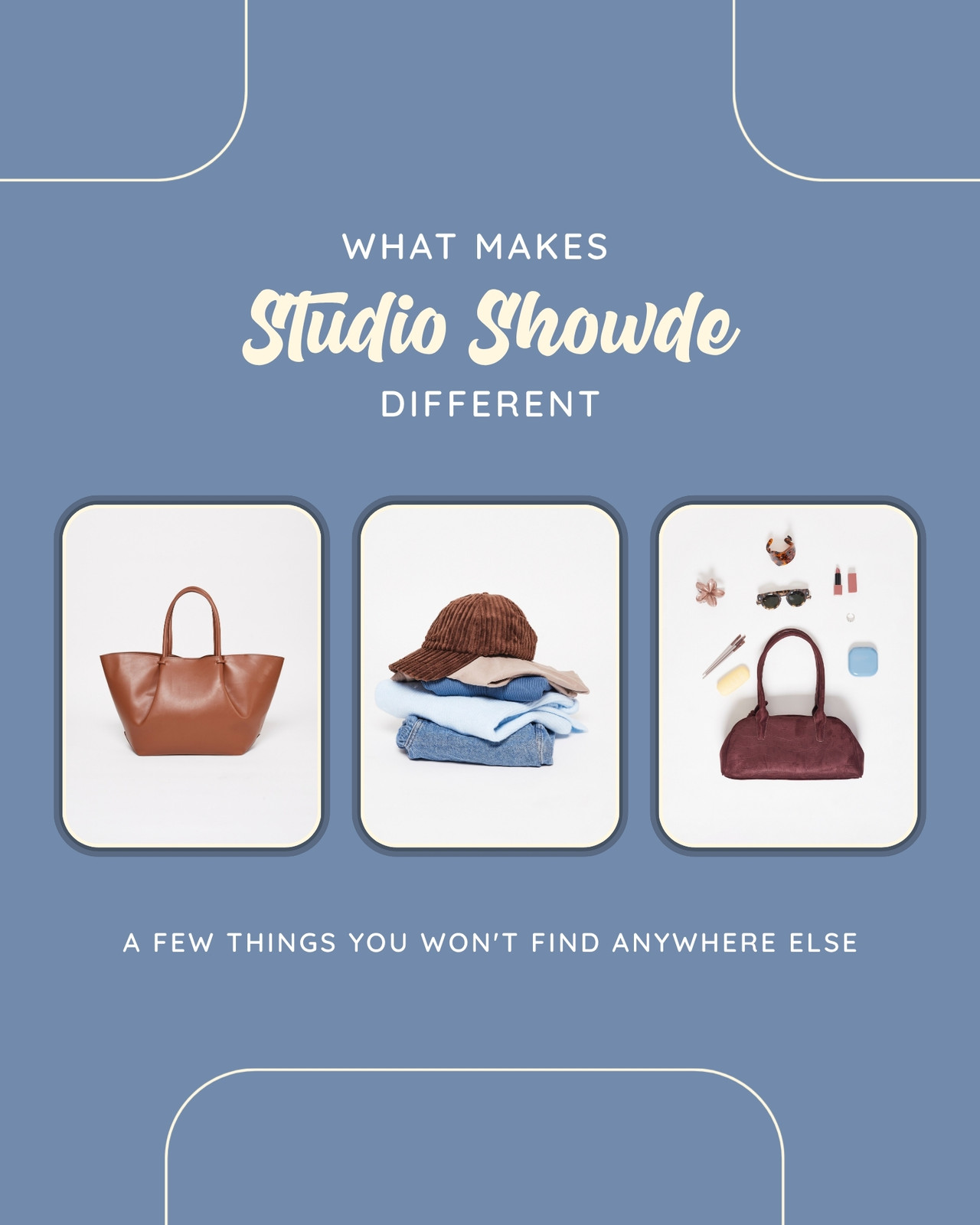 Blue White Clean Modern Branding Instagram Carousel Post
