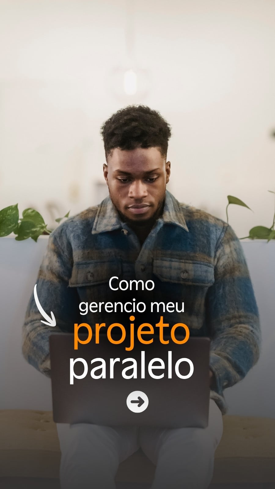 capa para reels instagram projetos trabalho gerenciamento  laranja marrom bege