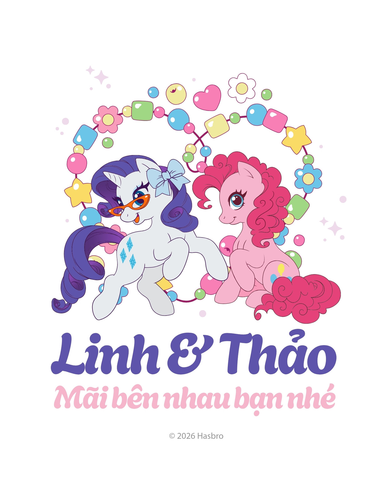 Áo thun Pony phong cách hoạt hình Áo thun Pony phong cách hoạt hình