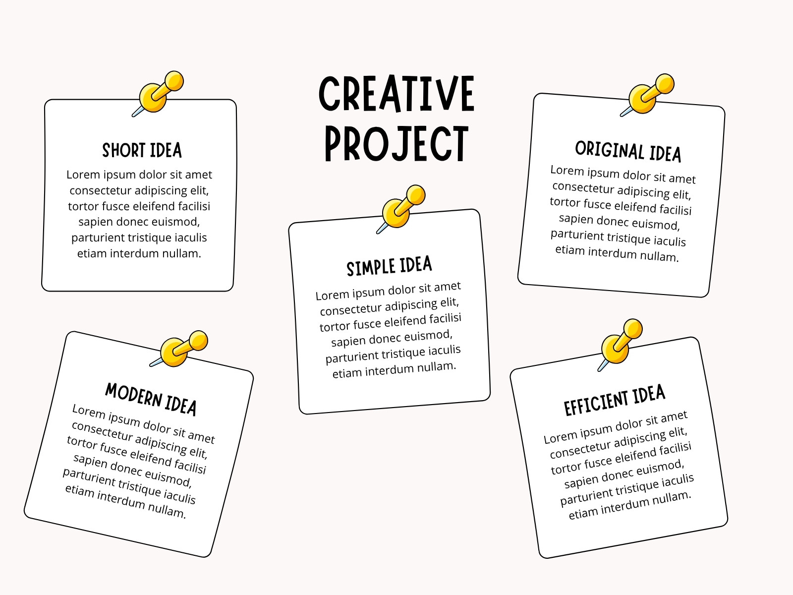 Yellow Simple Modern Professional Concept Mind Map Graph