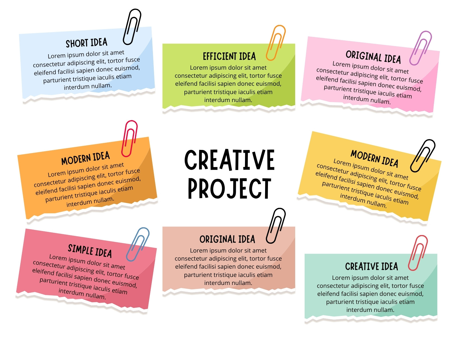 Colorful Creative Modern Professional Concept Mind Map Graph